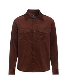 Magnus Shirt Jacket Orange Rust