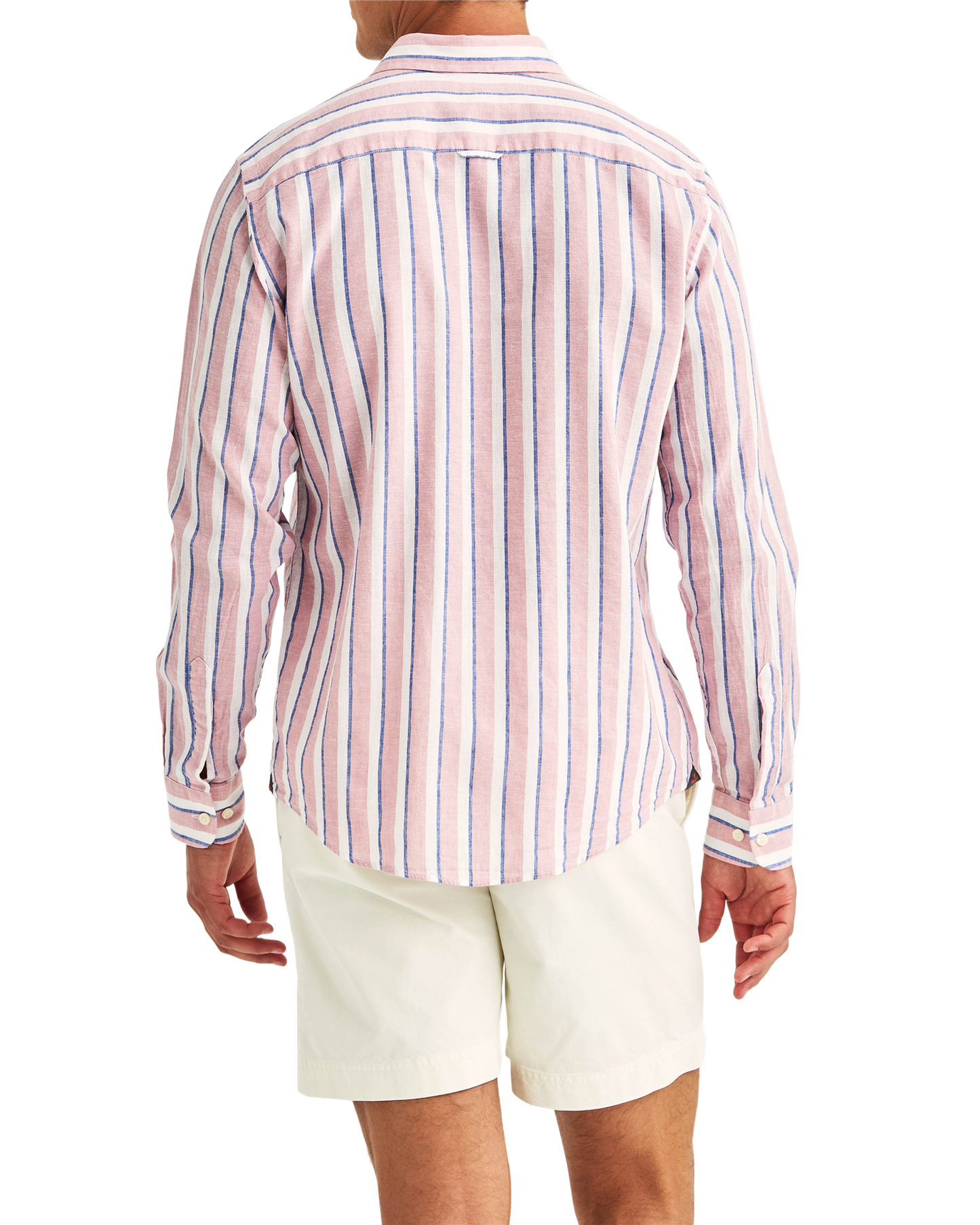 Douglas Linen Mix Stripe - Pink
