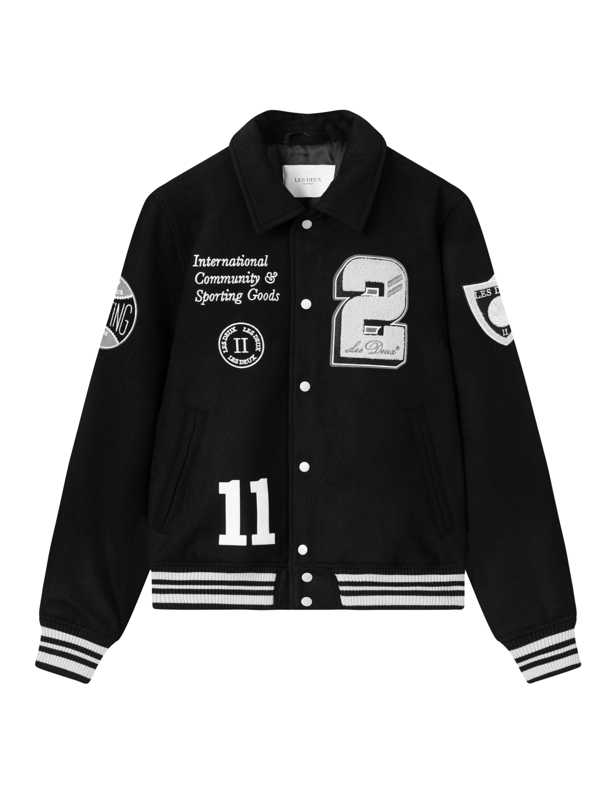 Varsity wool jacket