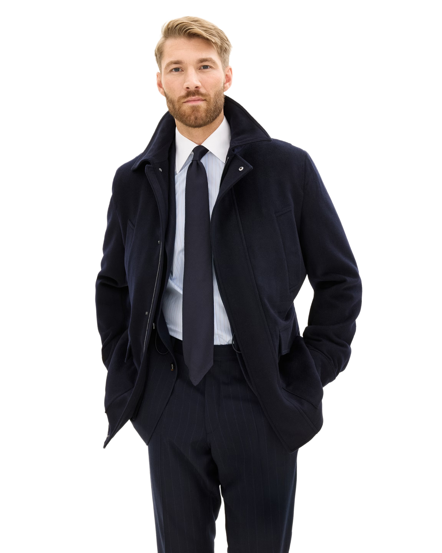 Brushed Wool Traveller Jacket