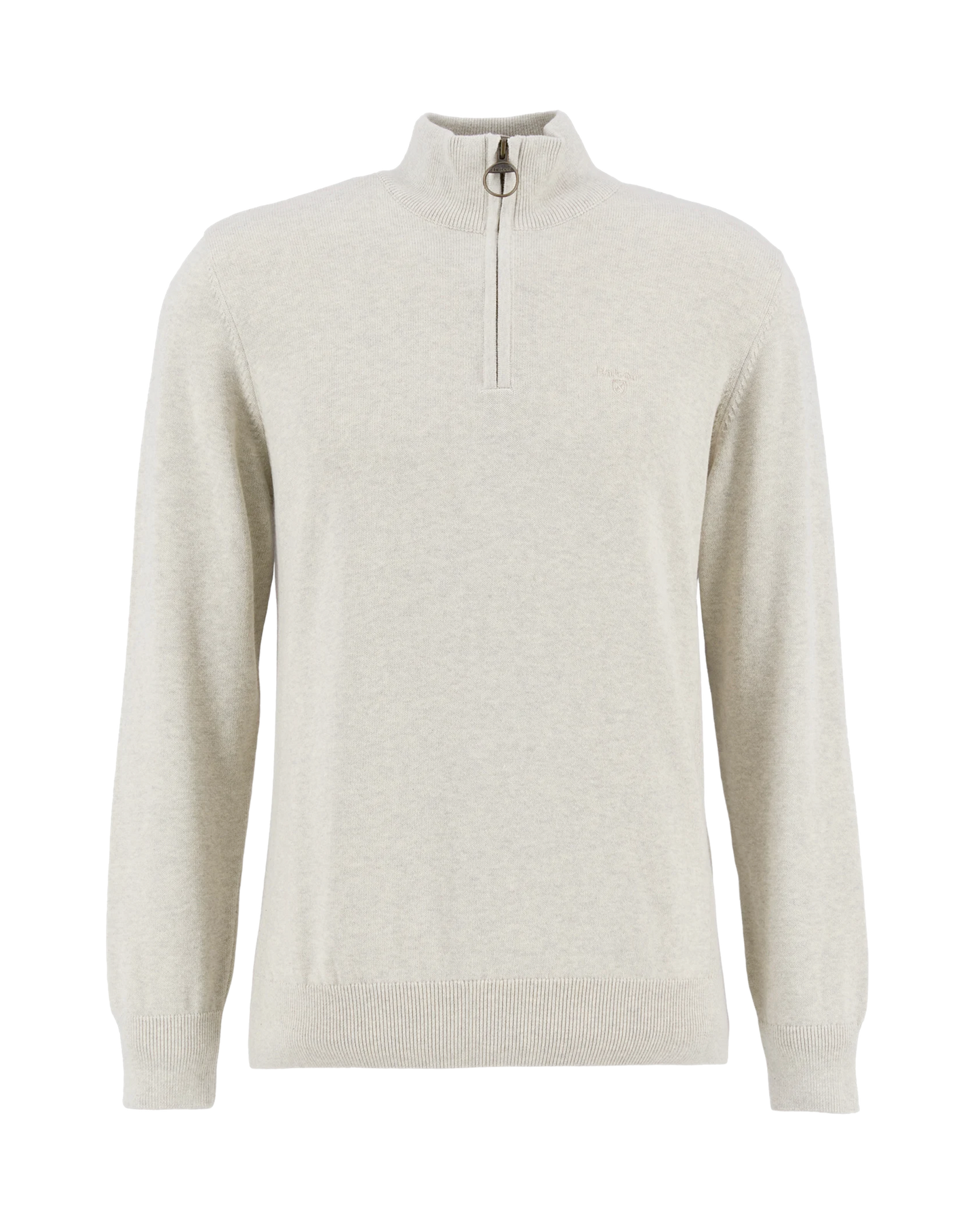Cotton Quarter-Zip Jumper