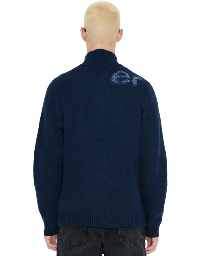 Haza Logo Zip Cardigan