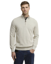 Cotton Quarter-Zip Jumper