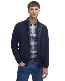 Essent Patch Zip Through Knitted Jumper