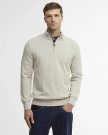 Cotton Quarter-Zip Jumper
