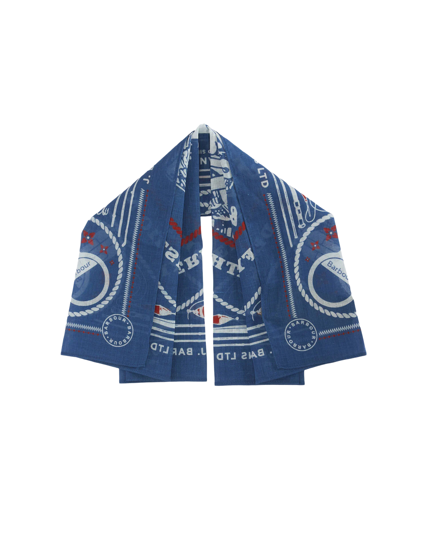 Heritage Bandana - Sailboat Blue