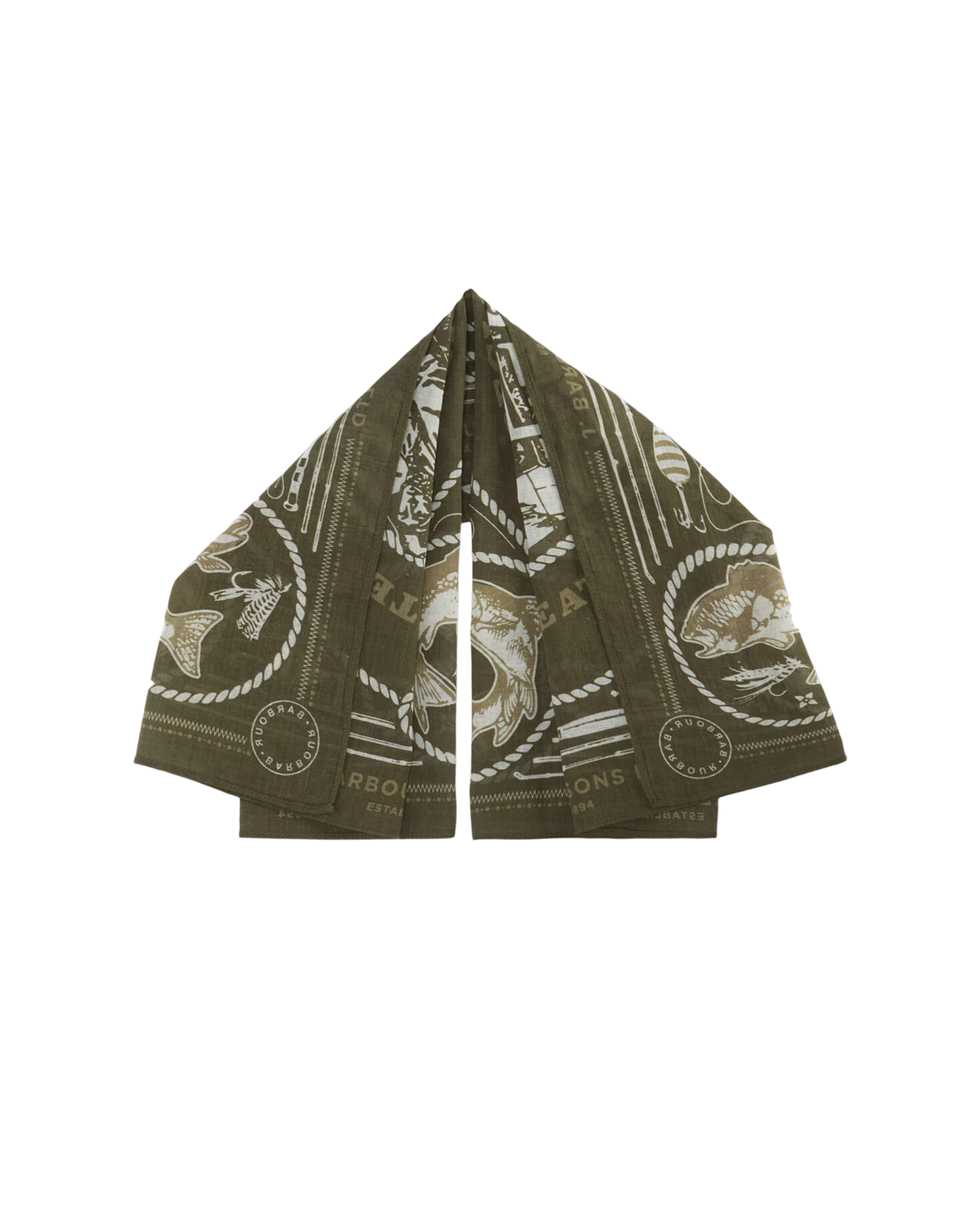 Heritage Bandana - Mid Olive