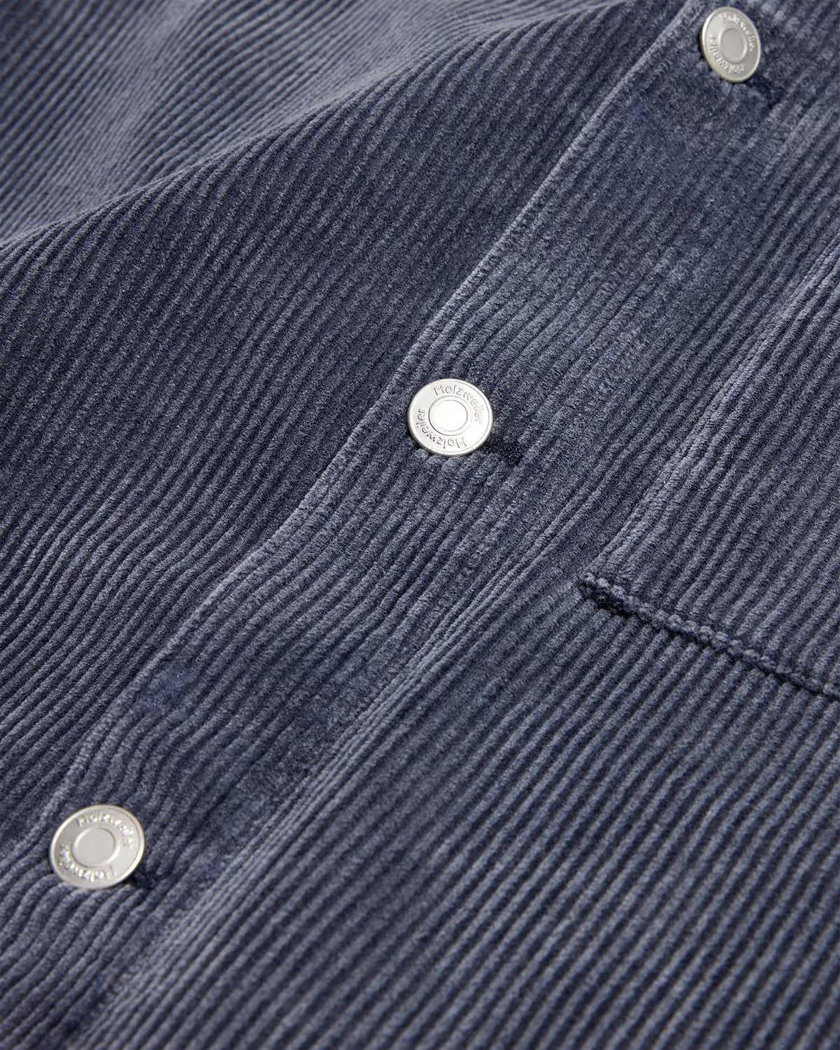 Leaf Relaxd Cord Overshirt Navy