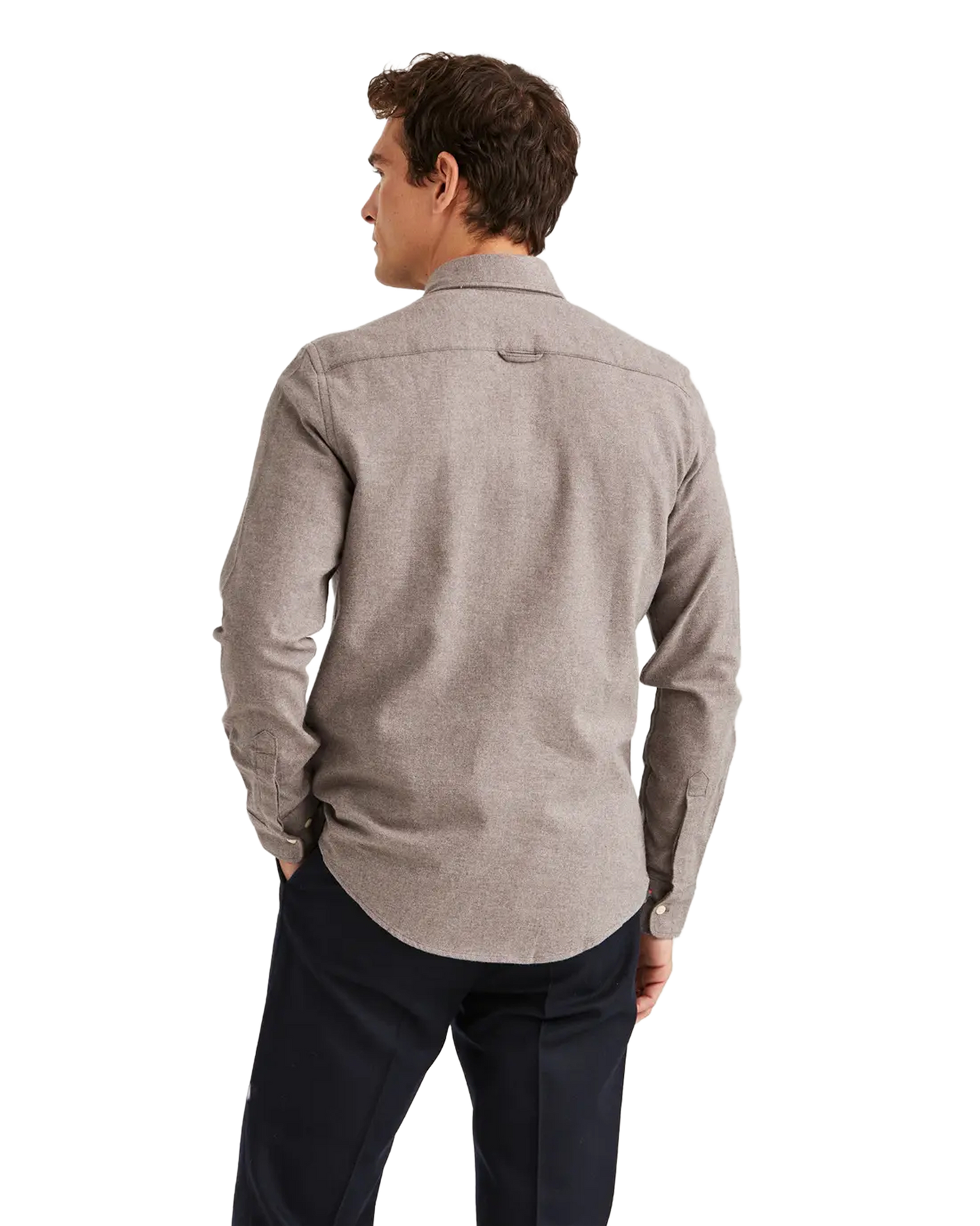 Twill Flannel shirt slim