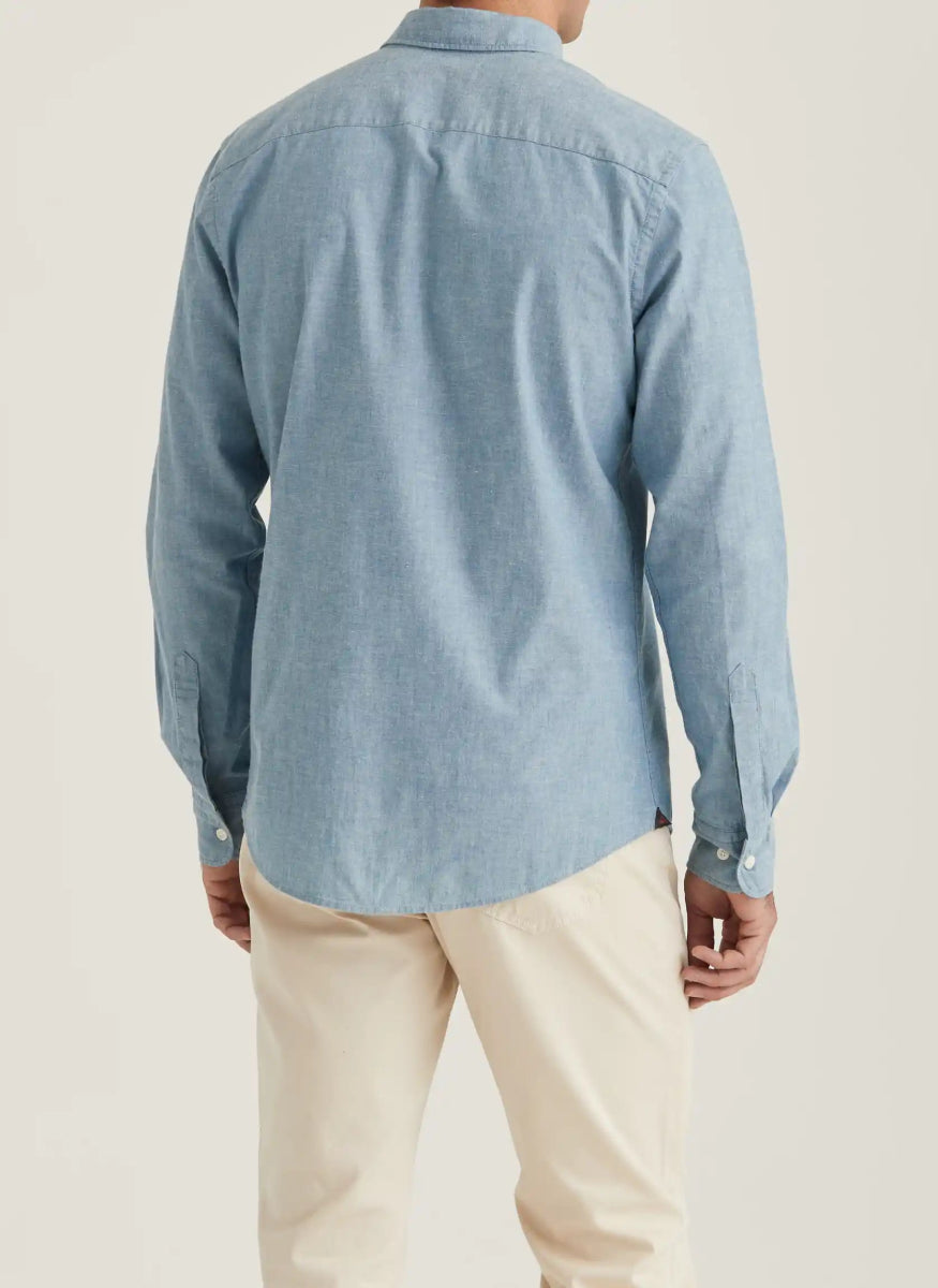 Morris Stockholm Chambray Slim - Mandy