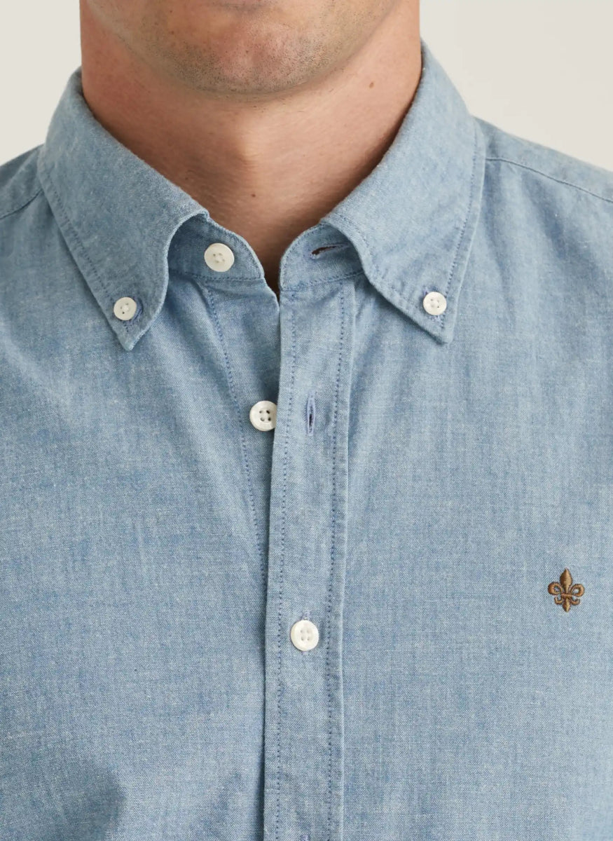Morris Stockholm Chambray Slim - Mandy