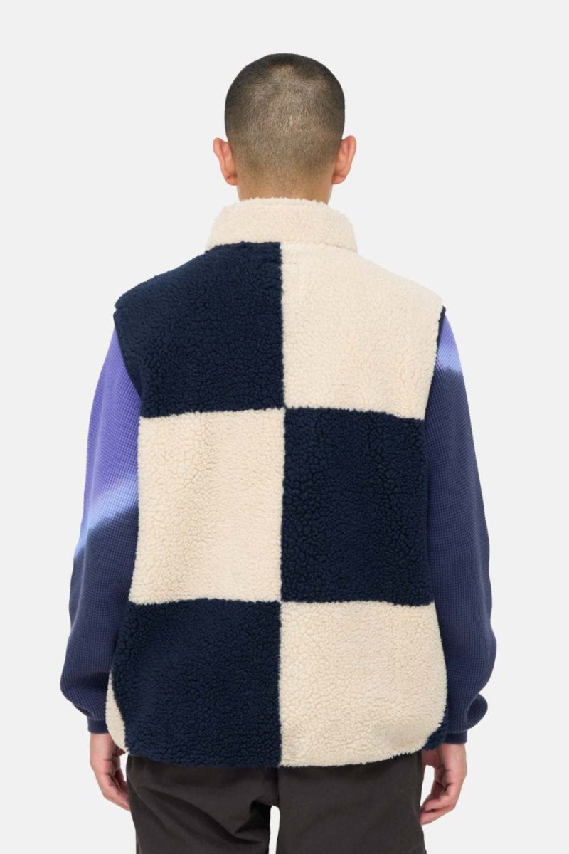 Gramicci Checkered Sherpa Vest Natural - Mandy