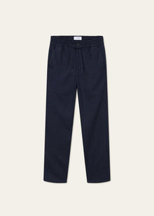 Les Deux Como Herringbone Tapered Drawsring Pants - Mandy