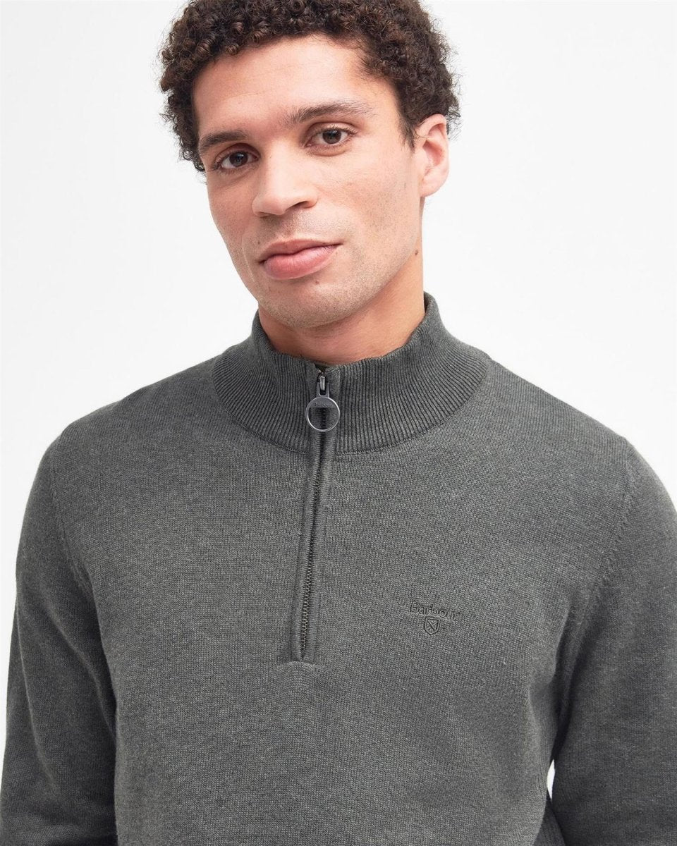 Barbour Cotton Half Zip - Mandy