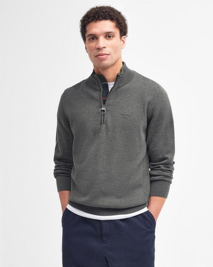 Barbour Cotton Half Zip - Mandy
