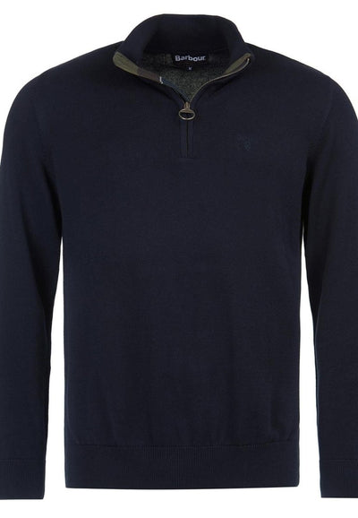Cotton half zip