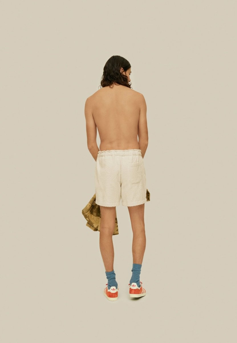 OAS Cream Golconda Shorts - Mandy