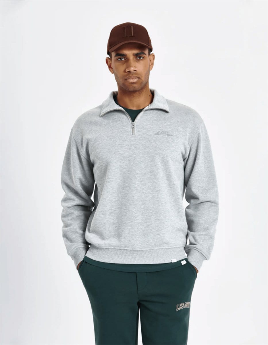 Les Deux Crew halfzip sweathshirt - Mandy