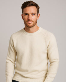Gran Sasso Crew Long Sleeve i 100% bomull - Mandy