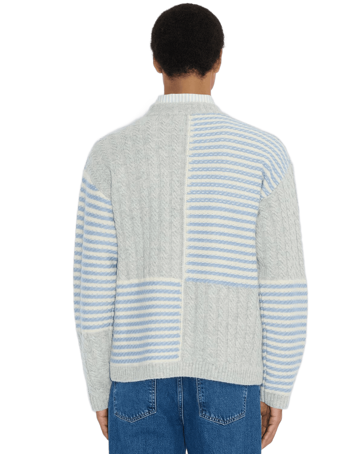 Logo Wool Cableknit Sweater