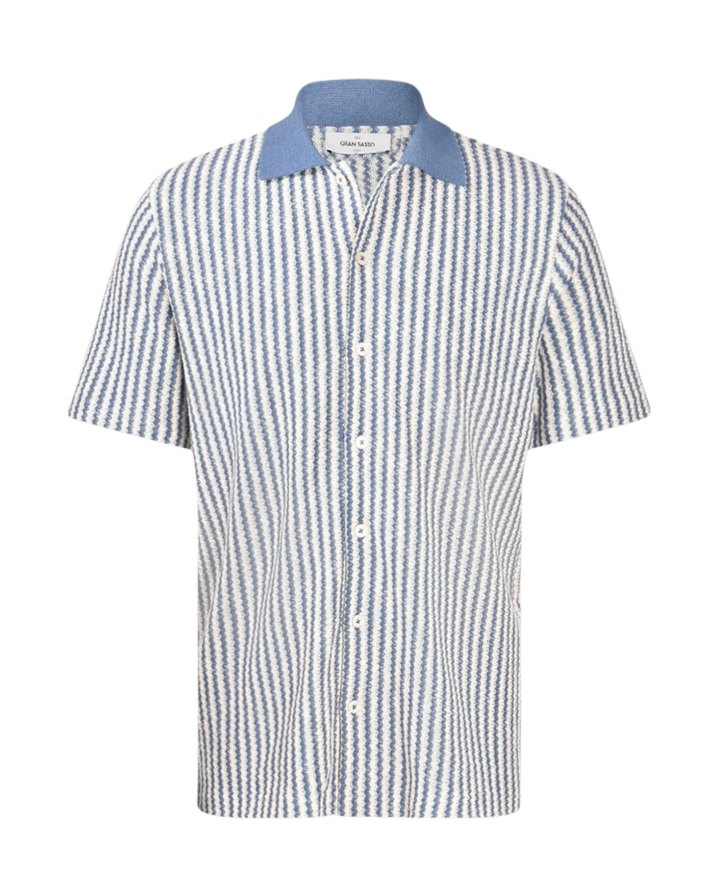 Short sleeve striped jersey shirt