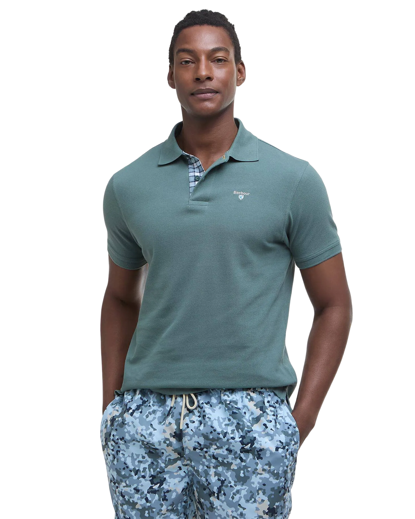 Tartan Pique Polo Shirt
