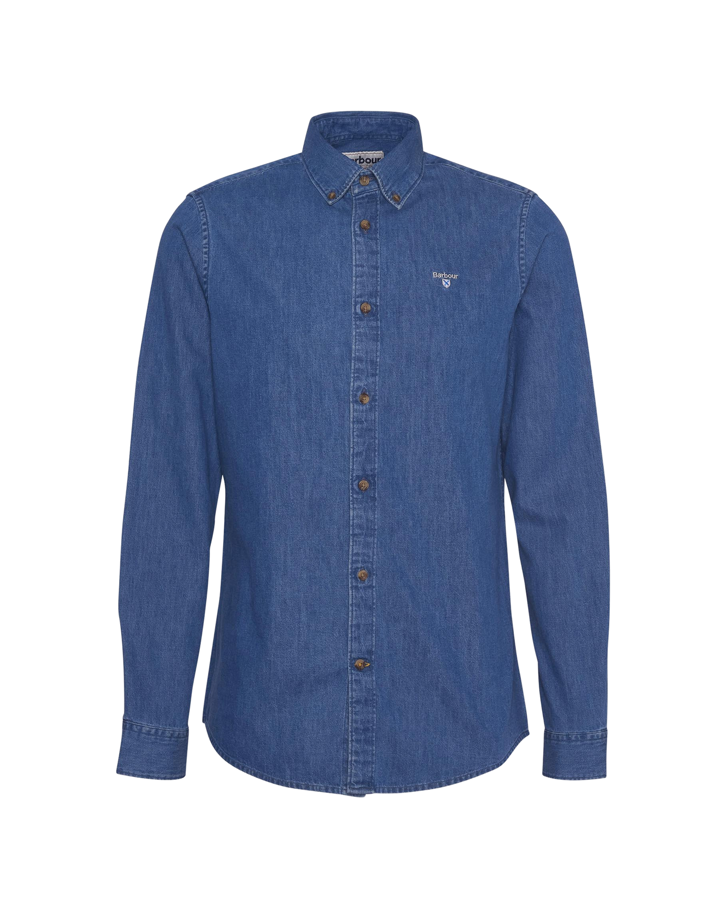 Denim Crest Tailored Long-Sleeved Shirt