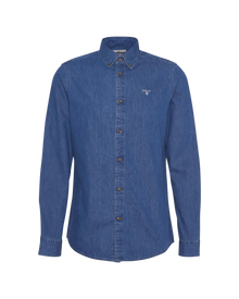 Denim Crest Tailored Long-Sleeved Shirt
