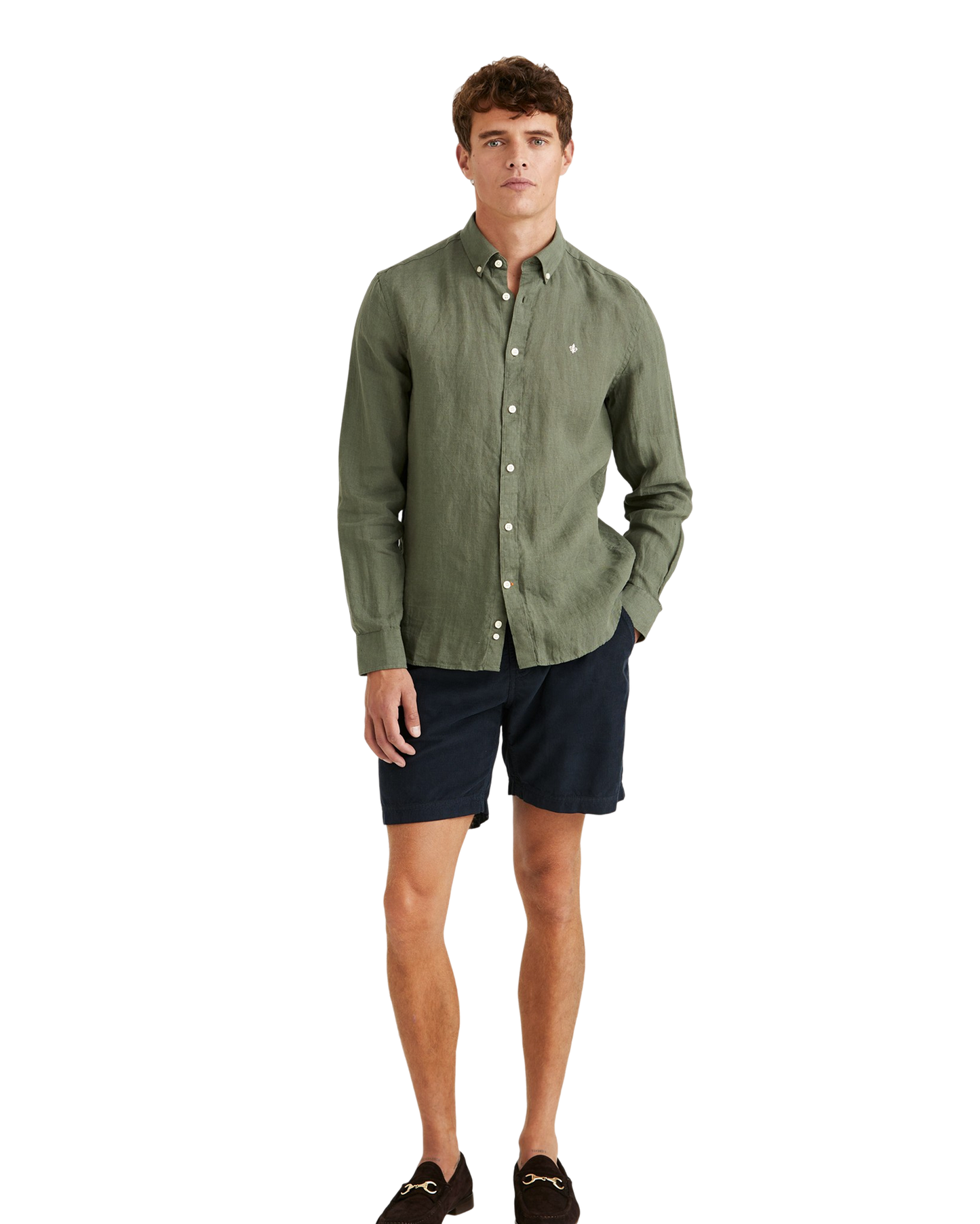 Douglas Linen Shirt-Classic Fit