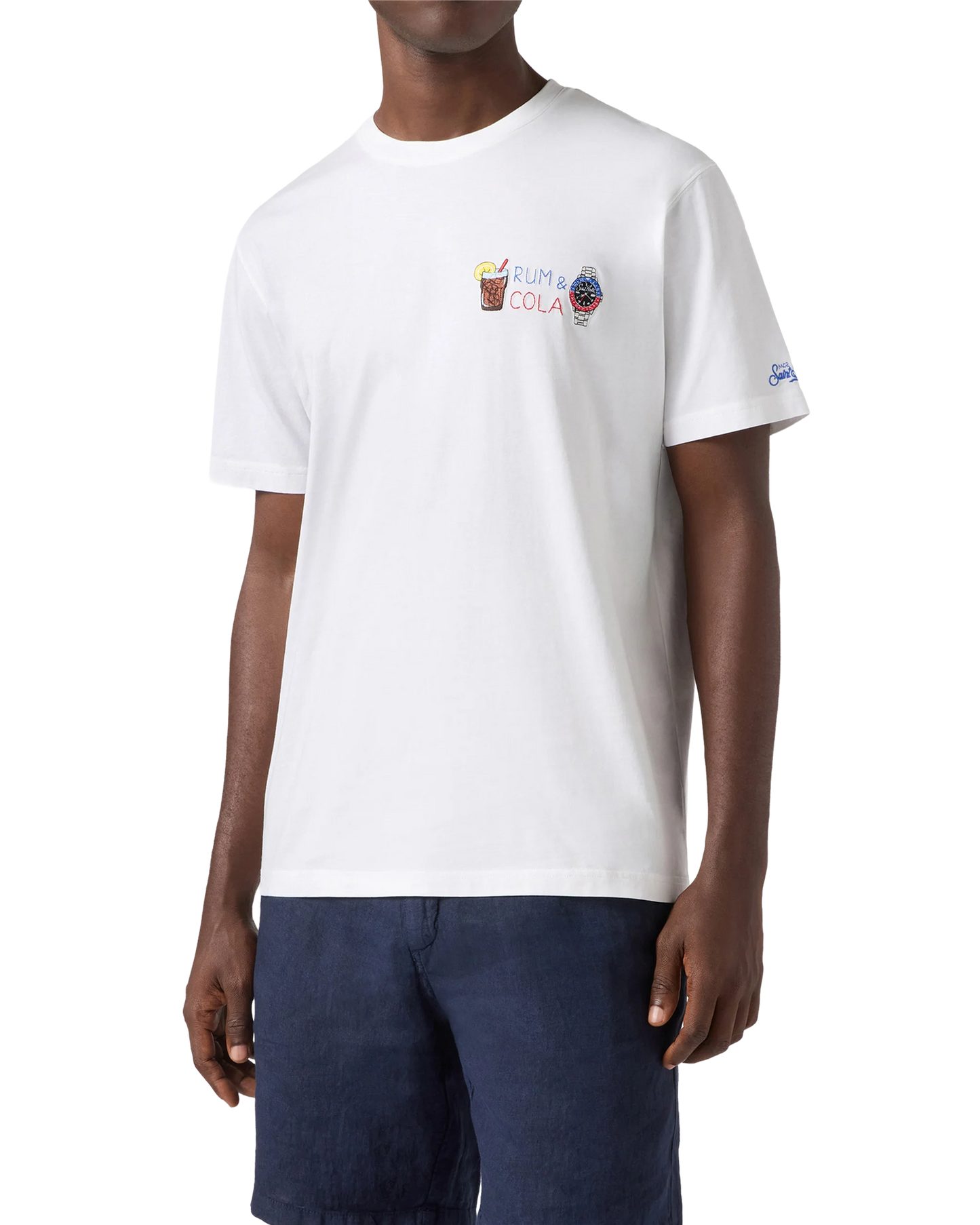 Portofino T-Shirt – White “Rum e Cola”