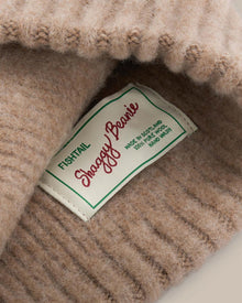 Fishtail Shaggy Beanie - Camel