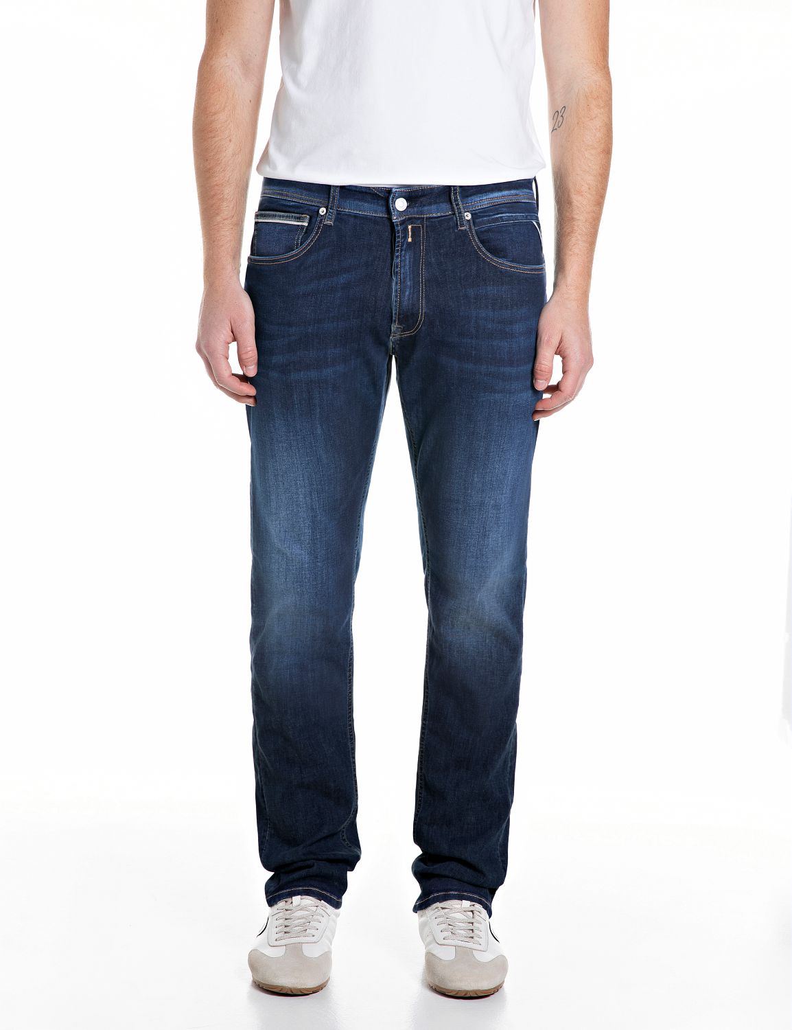 Grover Straight Fit Jeans – Dark Blue