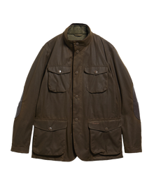 Ogston Waxed Jacket Olive