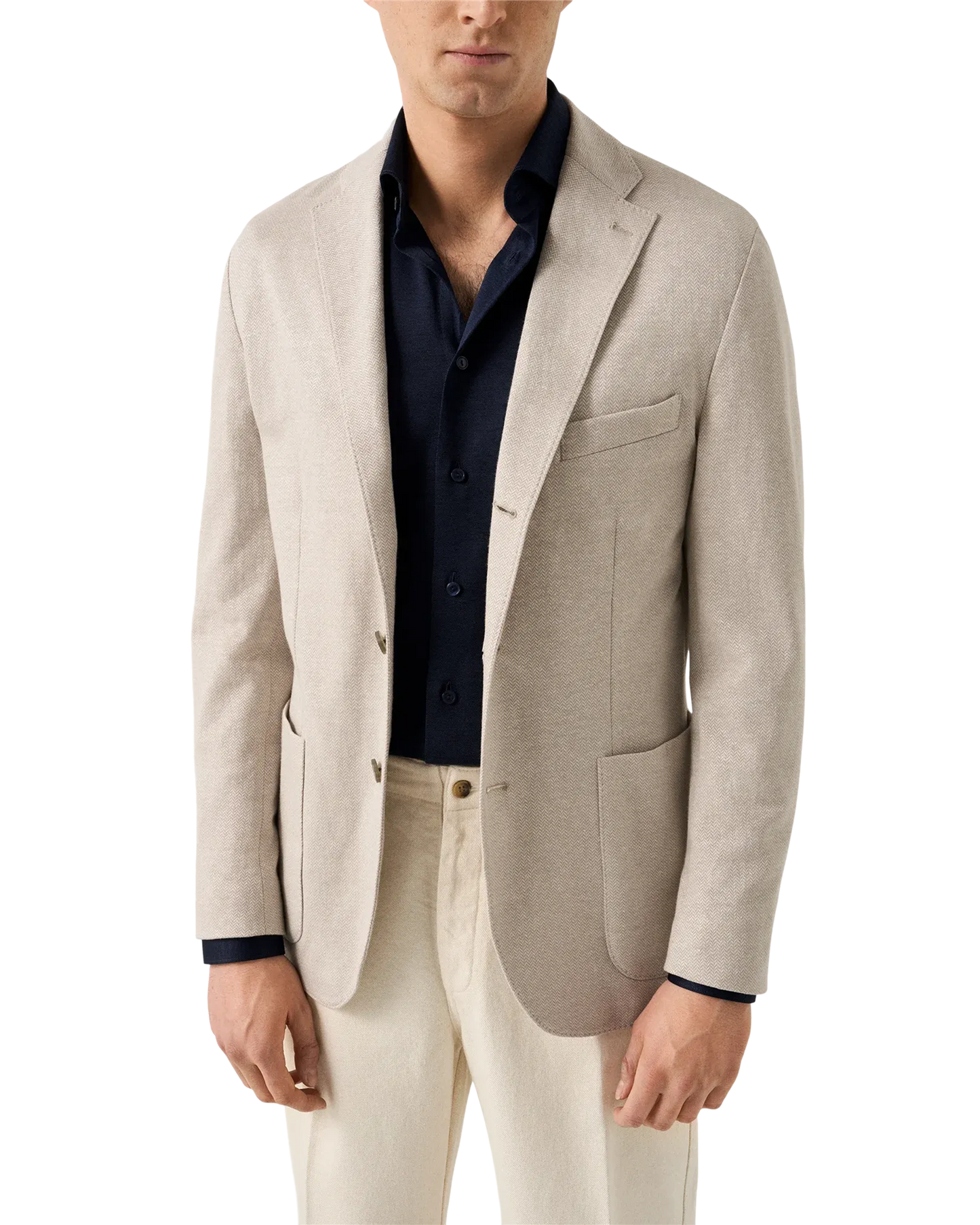 Filo di Scozia Jacquard Knit Shirt