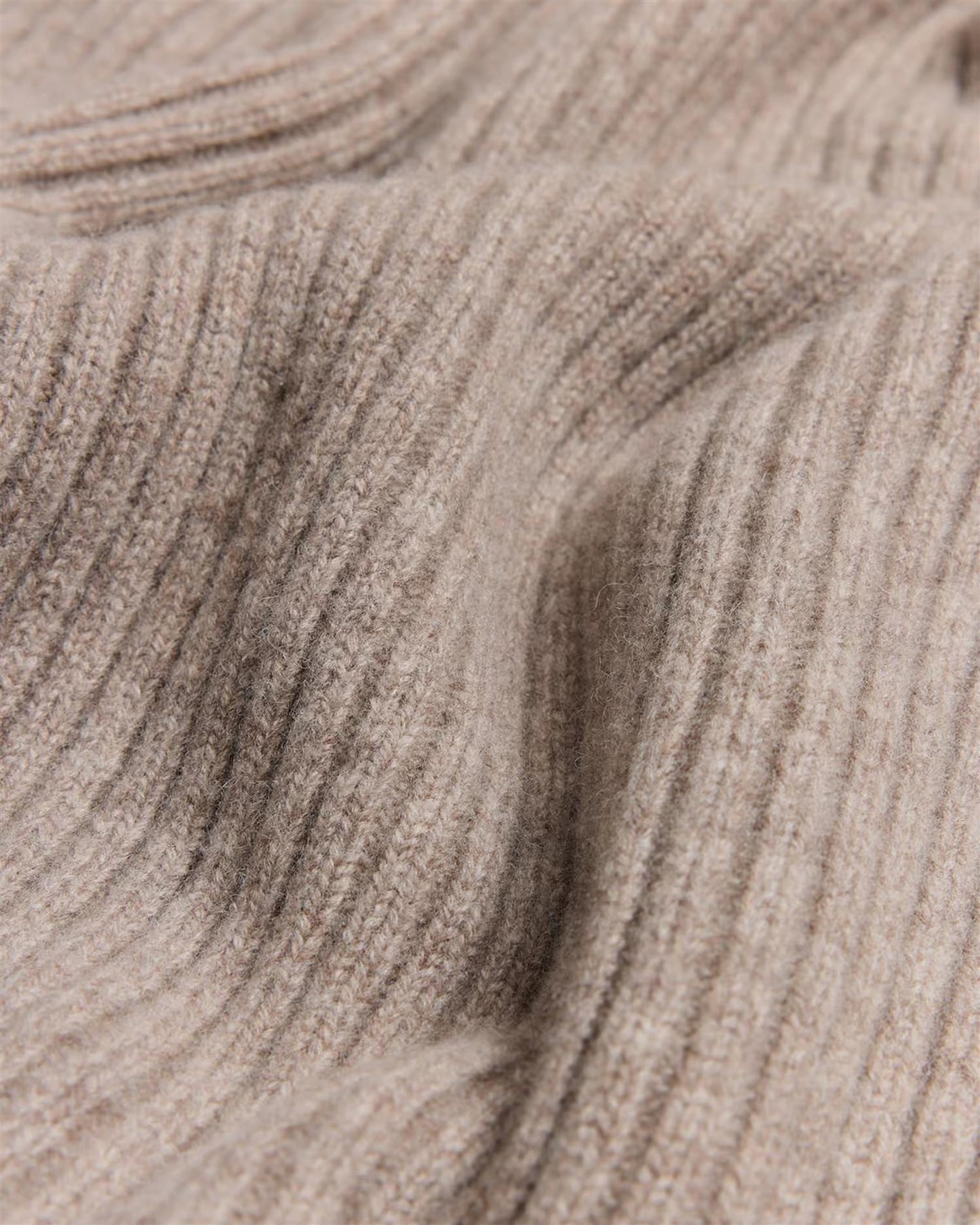 Adrian Rib Crewneck - Taupe