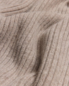 Adrian Rib Crewneck - Taupe