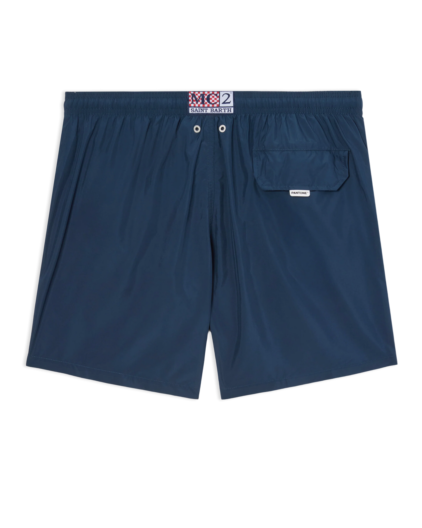 Lighting Pantone swim shorts in solid dark blue | Special Edition