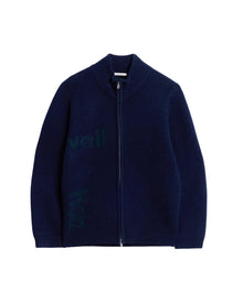 Haza Logo Zip Cardigan