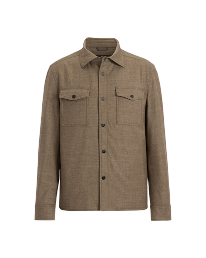 Regular Fit Vattert Flannel Overshirt