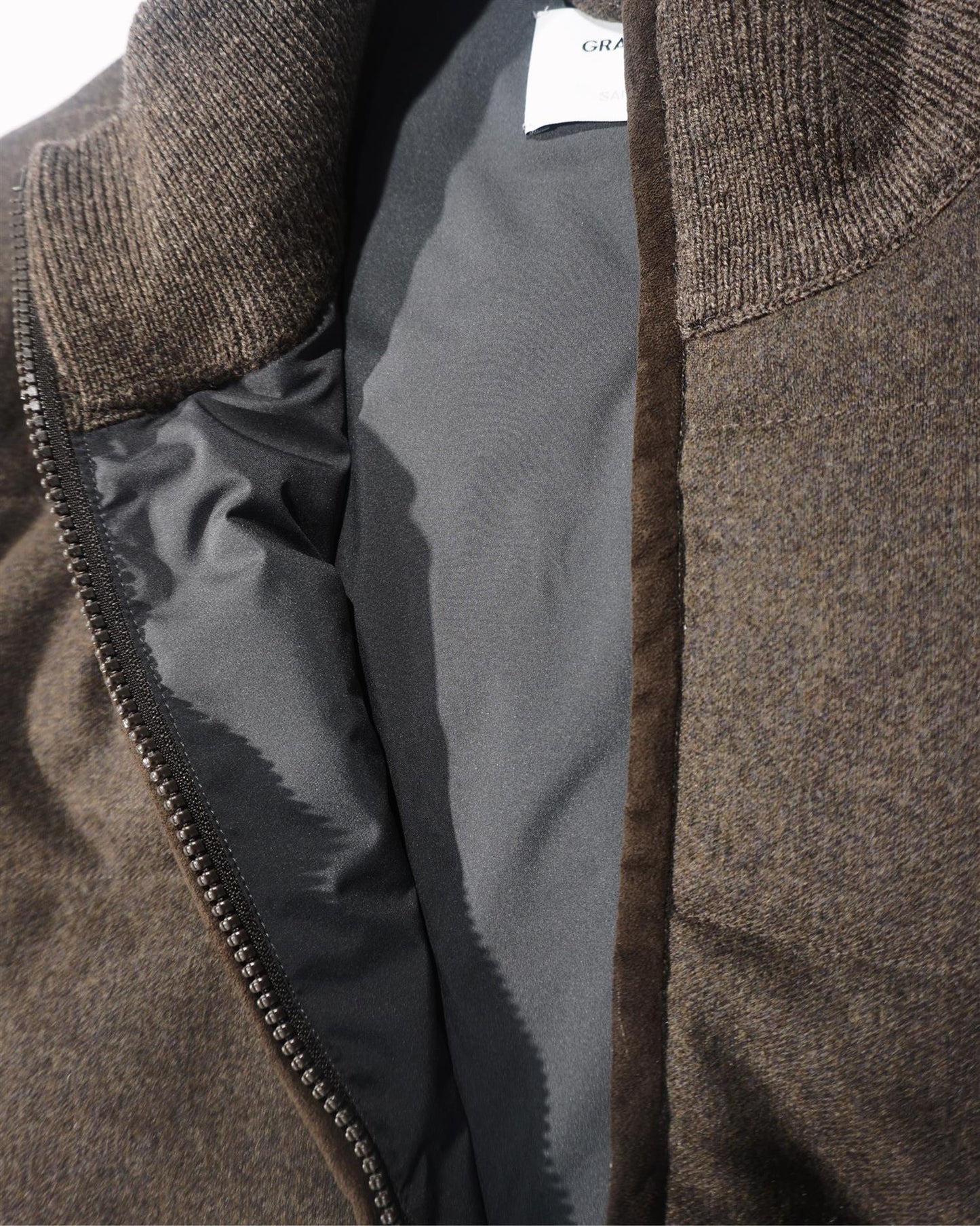 Hybrid Jacket Flanel Wool - Dark Brown
