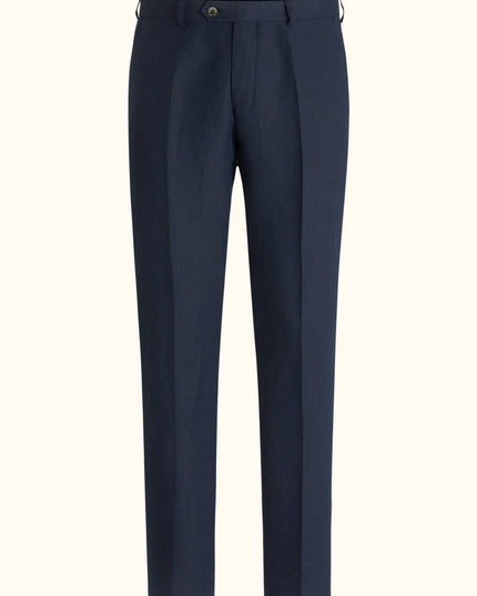 Oscar Jacobson Denz Slim Fit Linen Trousers - Dressbukse - Mandy