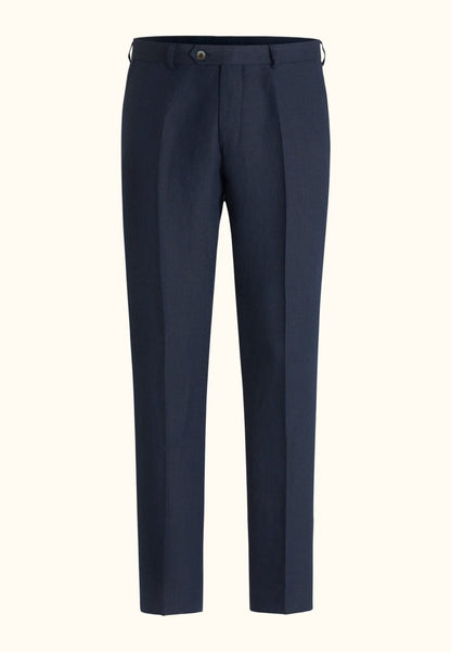 Oscar Jacobson Denz Slim Fit Linen Trousers - Dressbukse - Mandy