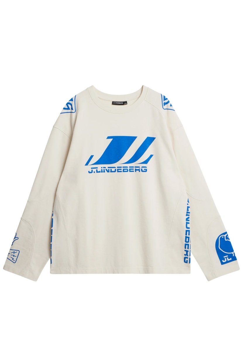J.Lindeberg Derk Longsleeve Moto Tee - Mandy