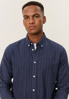 Les Deux Desert Reg Stripe Shirt - Mandy