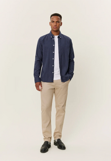 Les Deux Desert Reg Stripe Shirt - Mandy