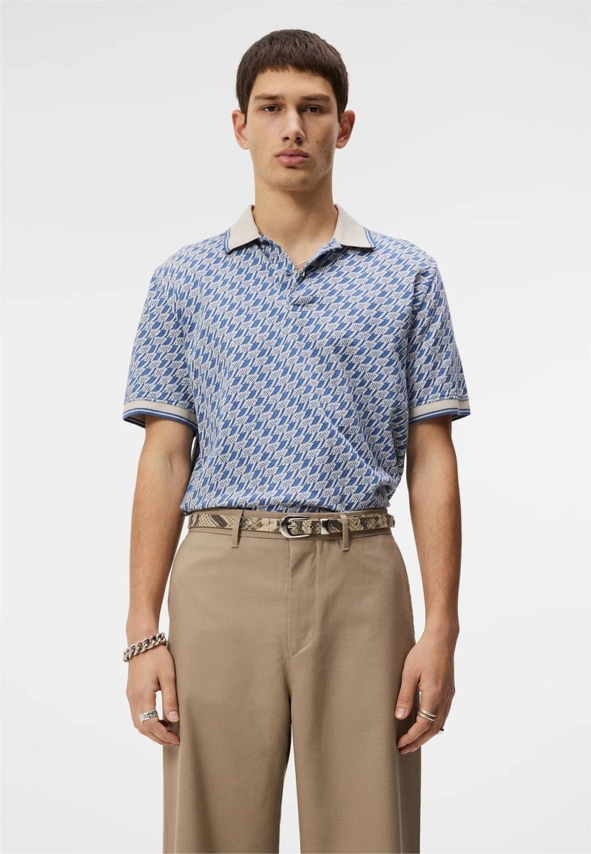 J.Lindeberg Devon Jacquard Polo - Mandy