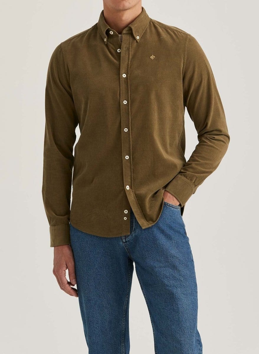 Morris Stockholm Douglas cord shirt - Mandy