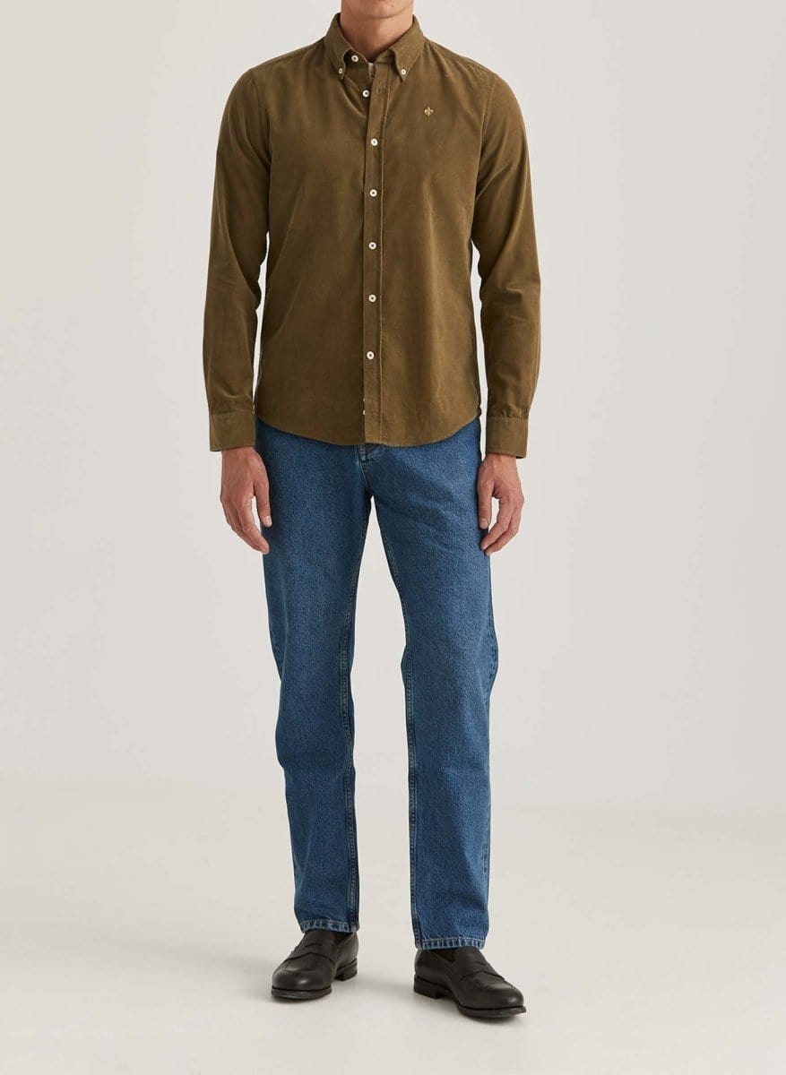 Morris Stockholm Douglas cord shirt - Mandy