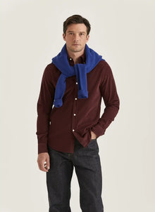 Morris Stockholm Douglas Cord Shirt Slim Fit - Mandy