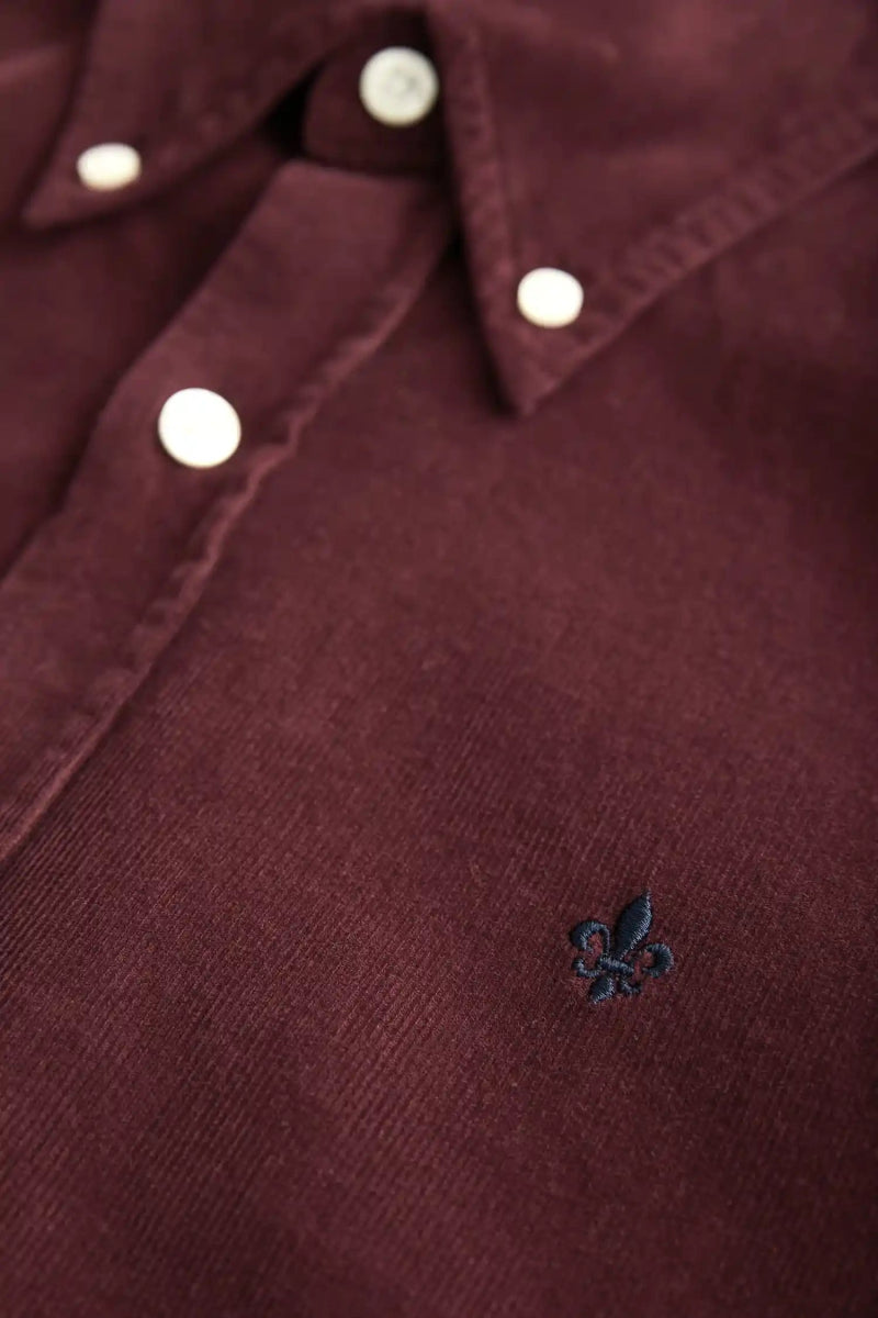 Morris Stockholm Douglas Cord Shirt Slim Fit - Mandy